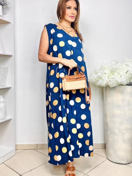 VESTIDO REGATA COM PREGA MARIA HENRIQUETA