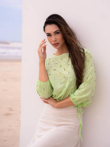 BLUSA FEMININA COTTON IVY KOMPOSICAO PERFEITA