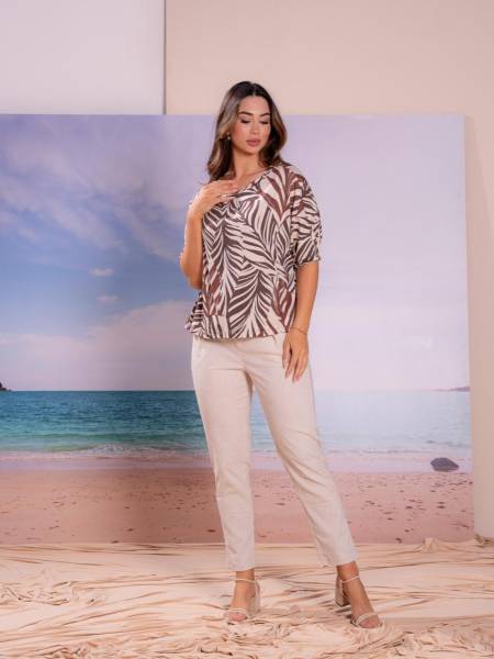 BLUSA  SIMÉTRICA ESCANDINAVO KOMPOSICAO PERFEITA