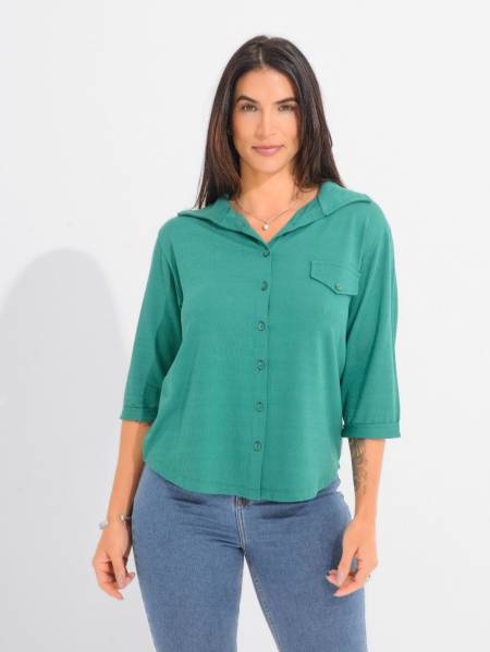 CAMISA MALHARIA SUELEM MANGA 3/4 VICENZA LISA