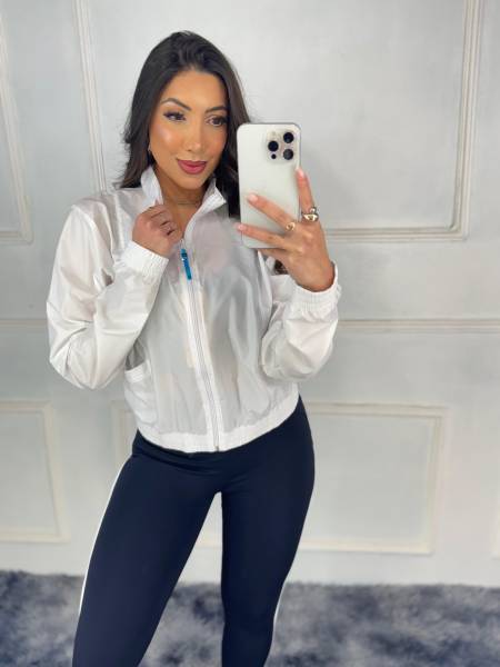 JAQUETA CORTA VENTO CURTA ROSA BELLA