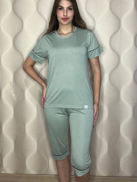 PIJAMA CAPRI LISO POLIVISCOSE