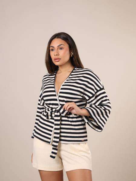 QUIMONO SOFIA HERITAGE GOTA MAÍRIMA