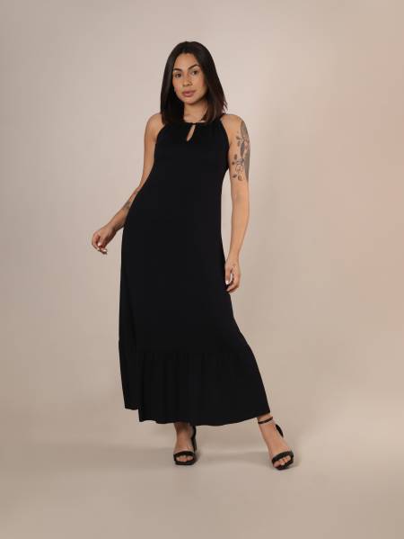 VESTIDO CAROLINA VICENZA GOTA MARÍTIMA