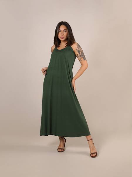 VESTIDO LISA VICENZA GOTA MARÍTIMA