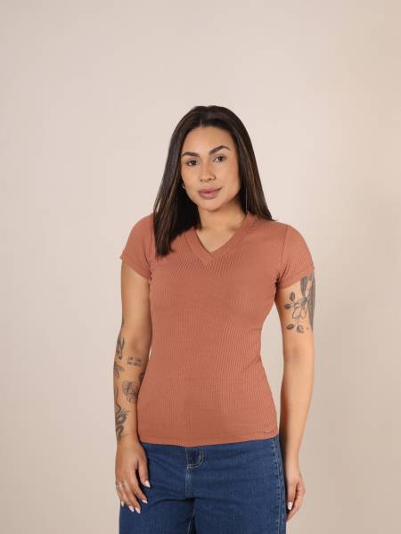 BLUSA REBECA MANHATTAN MC GOTA MARÍTIMA