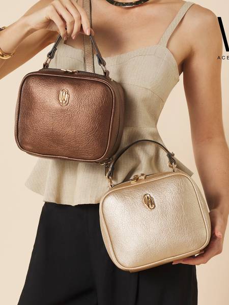 BOLSA TRANSVERSAL MEDIA ALÇA DE MAO