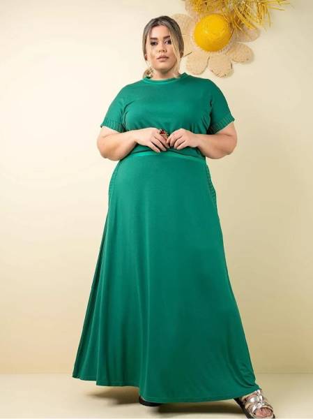 CONJUNTO SAIA E BLUSA