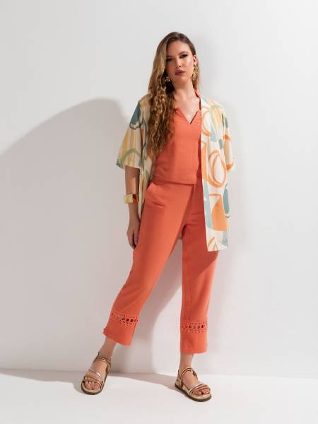 CONJUNTO KIMONO E SHORT