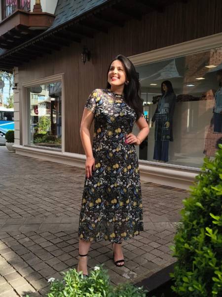 VESTIDO BASICO COM ANAGUA