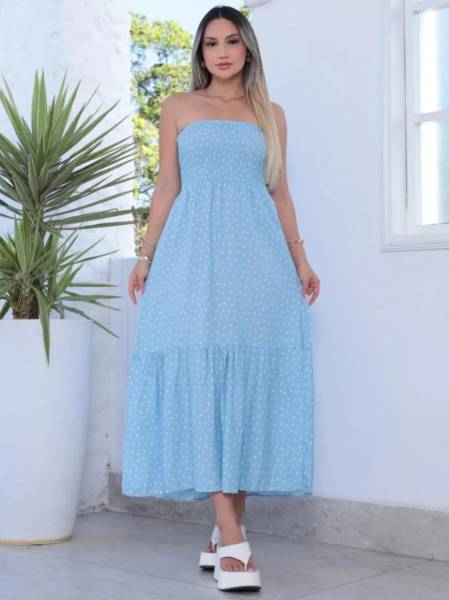 VESTIDO TOMARA QUE CAIA