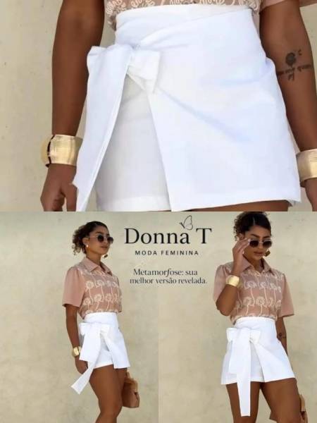 SHORTS SAIA LAÇO