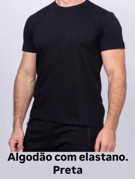CAMISETA COM ELASTANO