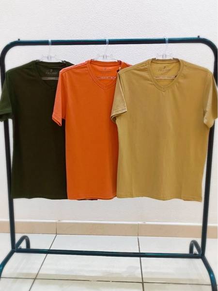 CAMISETA GOLA V