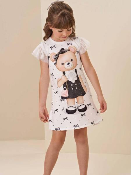 VESTIDO EM FLY TECH URSO LA PAZ KIDS