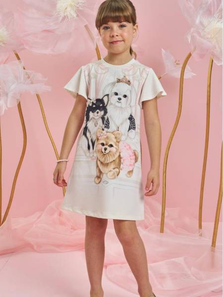 VESTIDO CACHORROS LA PAZ KIDS