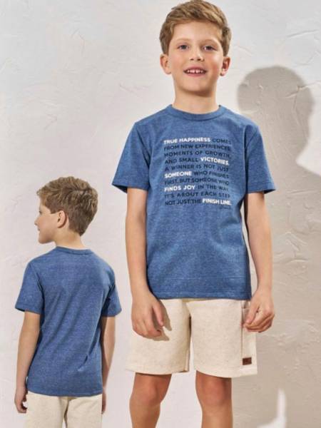 CONJUNTO CAMISETA E BERMUDA LA PAZ KIDS
