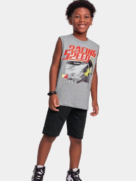 CONJUNTO REGATA E BERMUDA LA PAZ KIDS