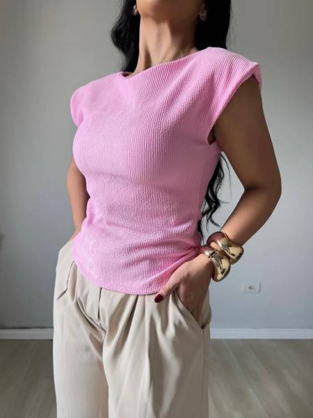 BLUSA CANELADA