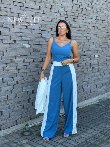 CALÇA COM LISTRA LATERAL